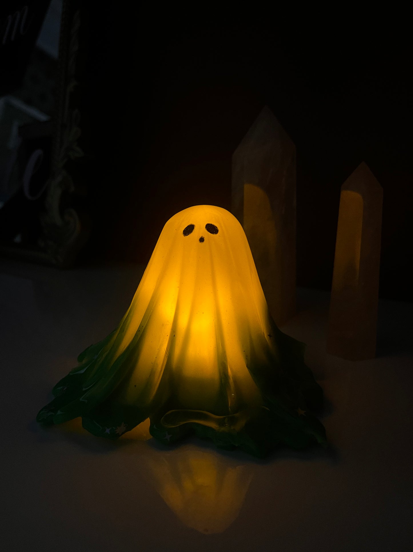 Yellow & Green Ombré Ghost