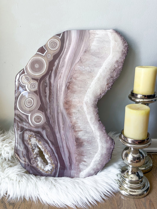 Floating Lace Agate Painting