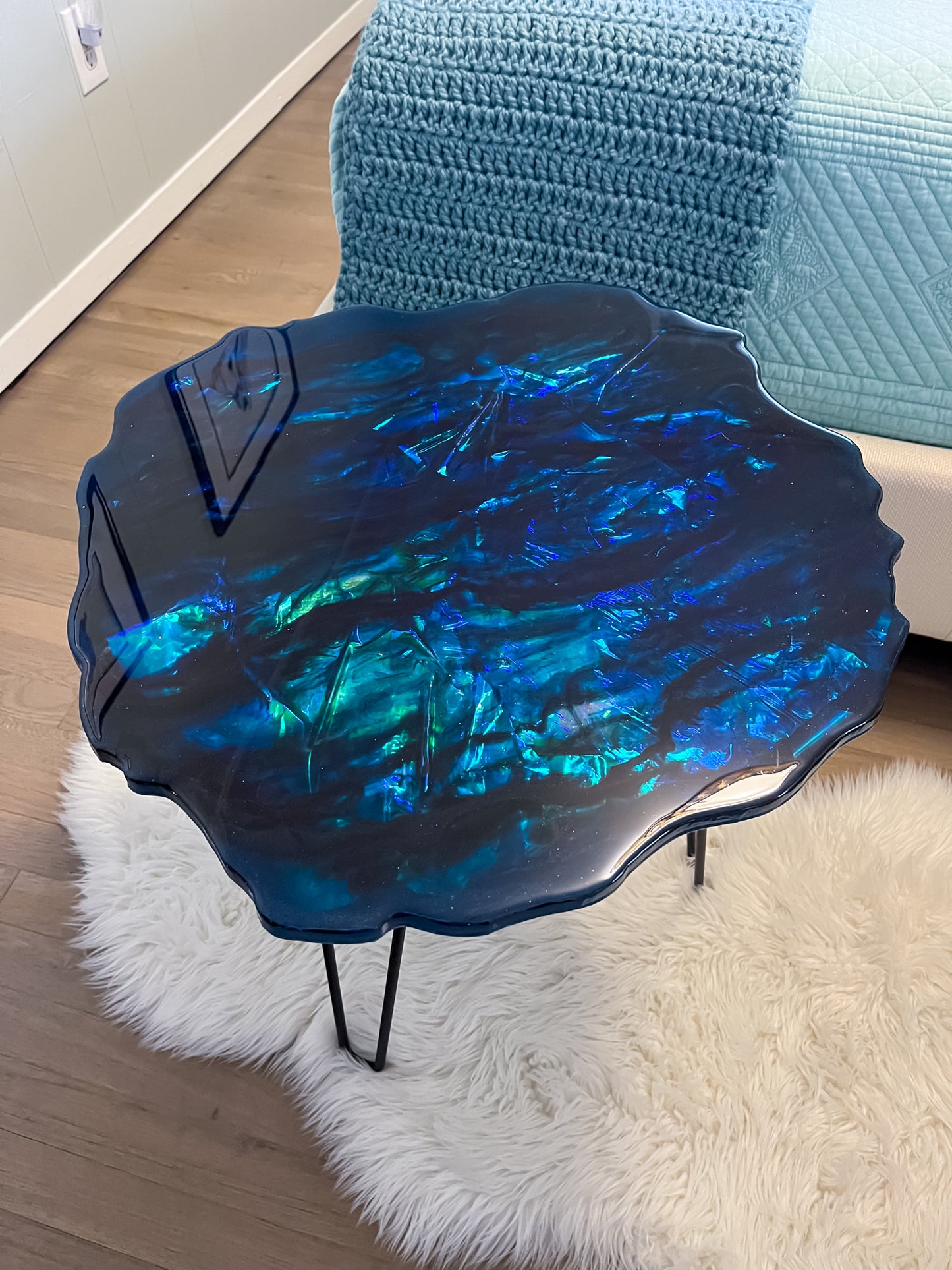 Labradorite Table