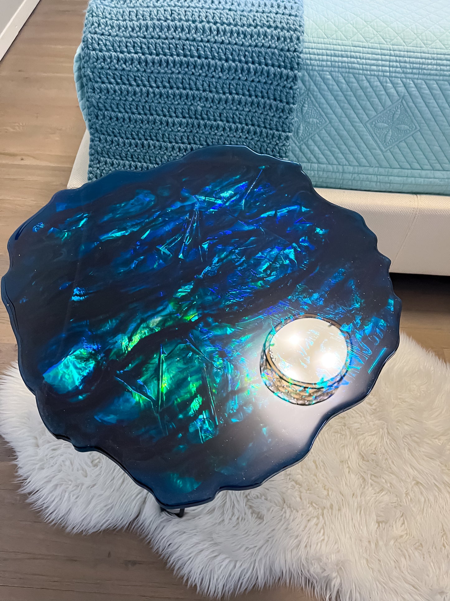 Labradorite Table