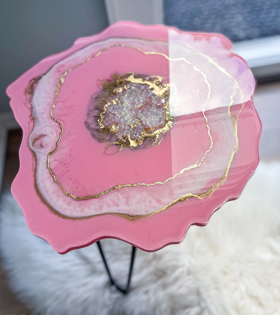 Pink & Gold Table