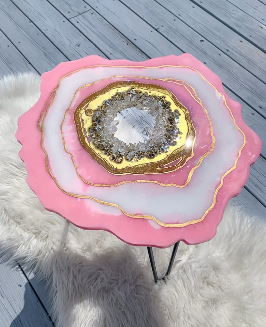 Pink & Gold Table