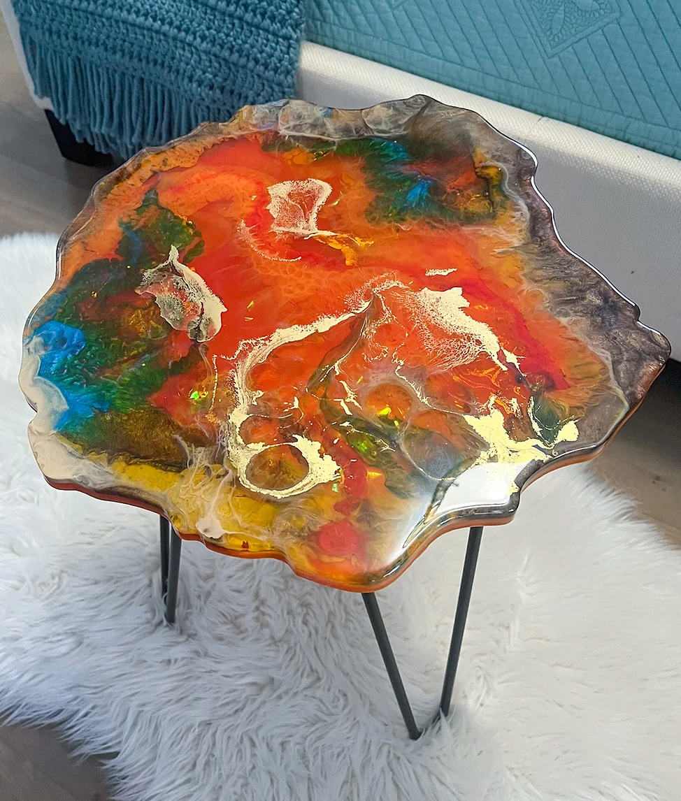 Fire Opal Table