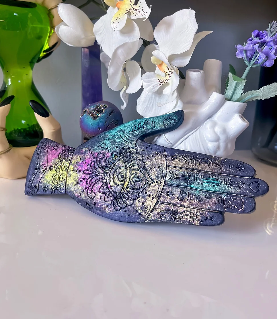 Hand Inscense Holder