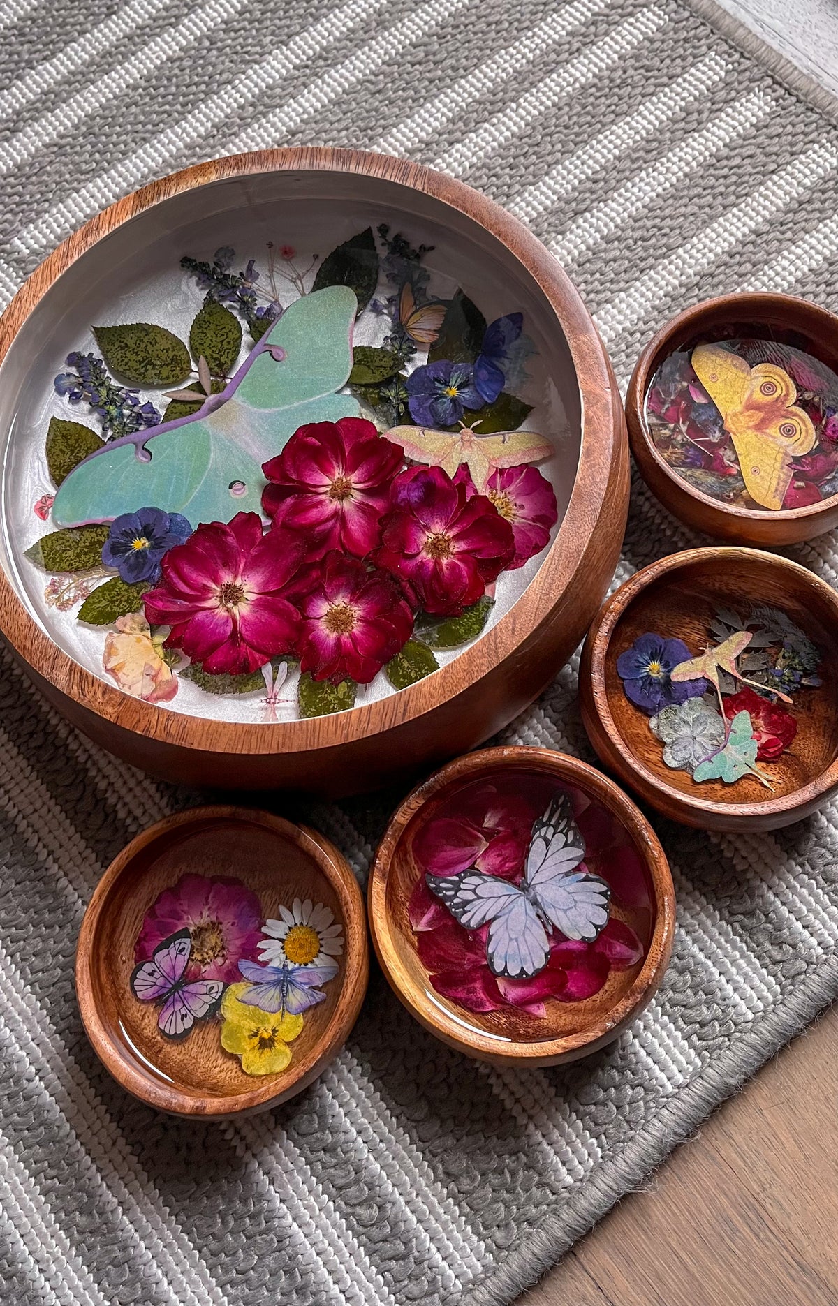 Luna Moth Botanical Bowl