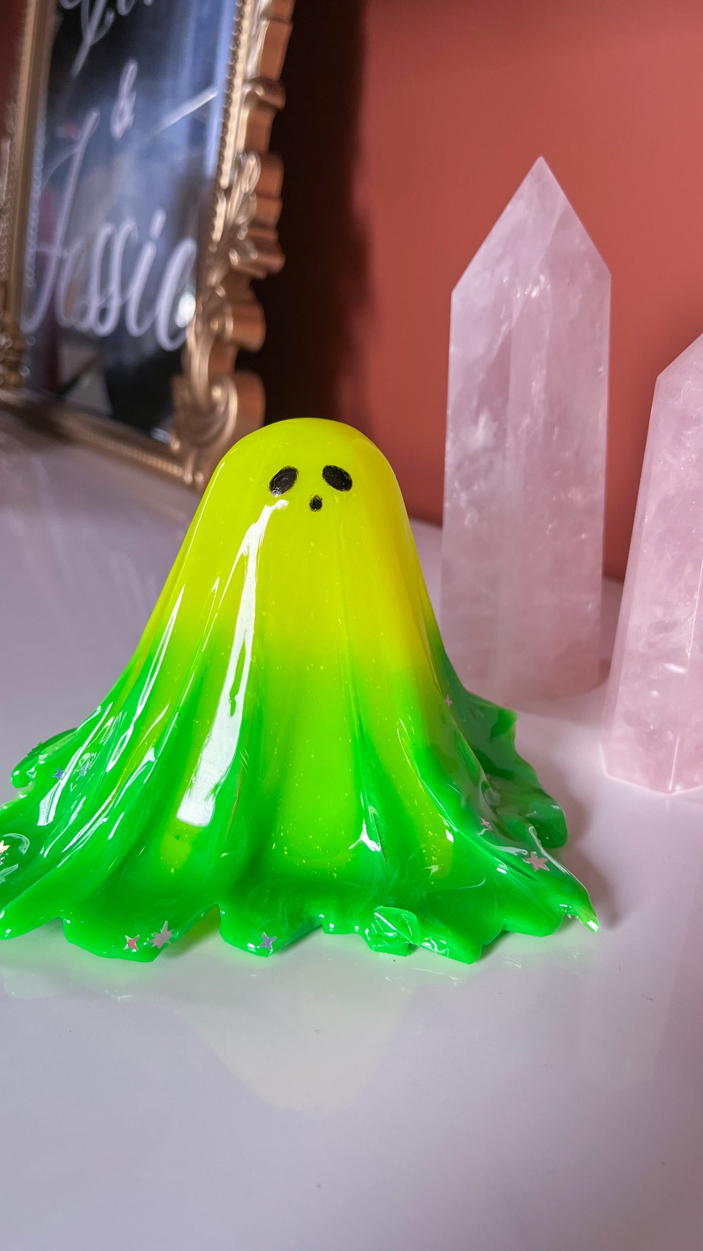 Yellow & Green Ombré Ghost