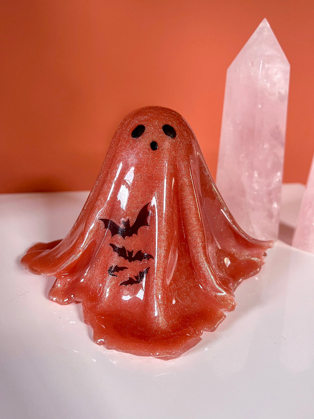 Burnt Orange Bat Ghost