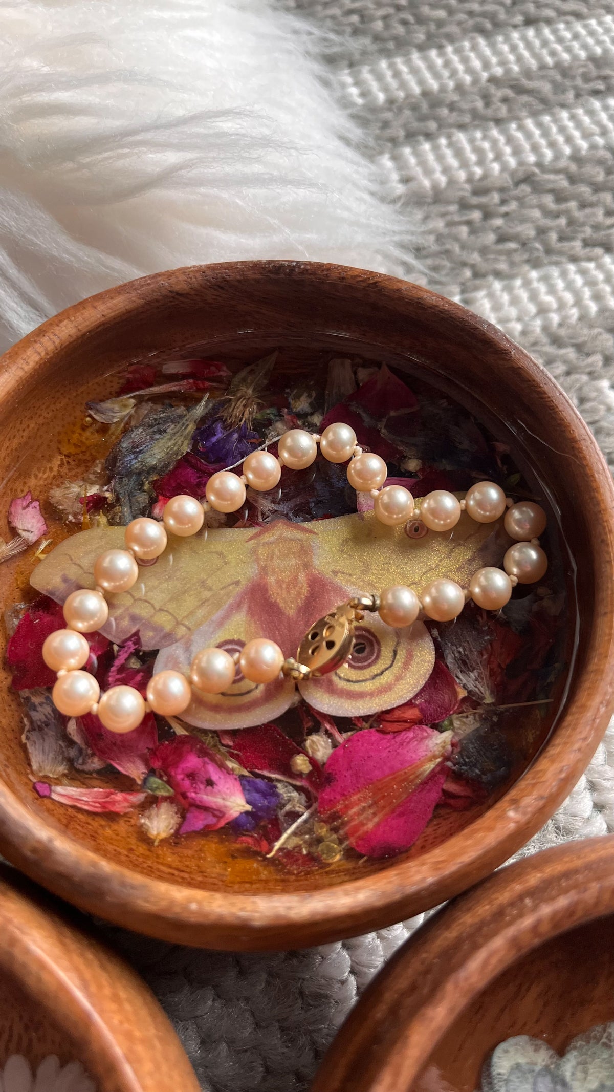 Golden Moth Botanical Bowl