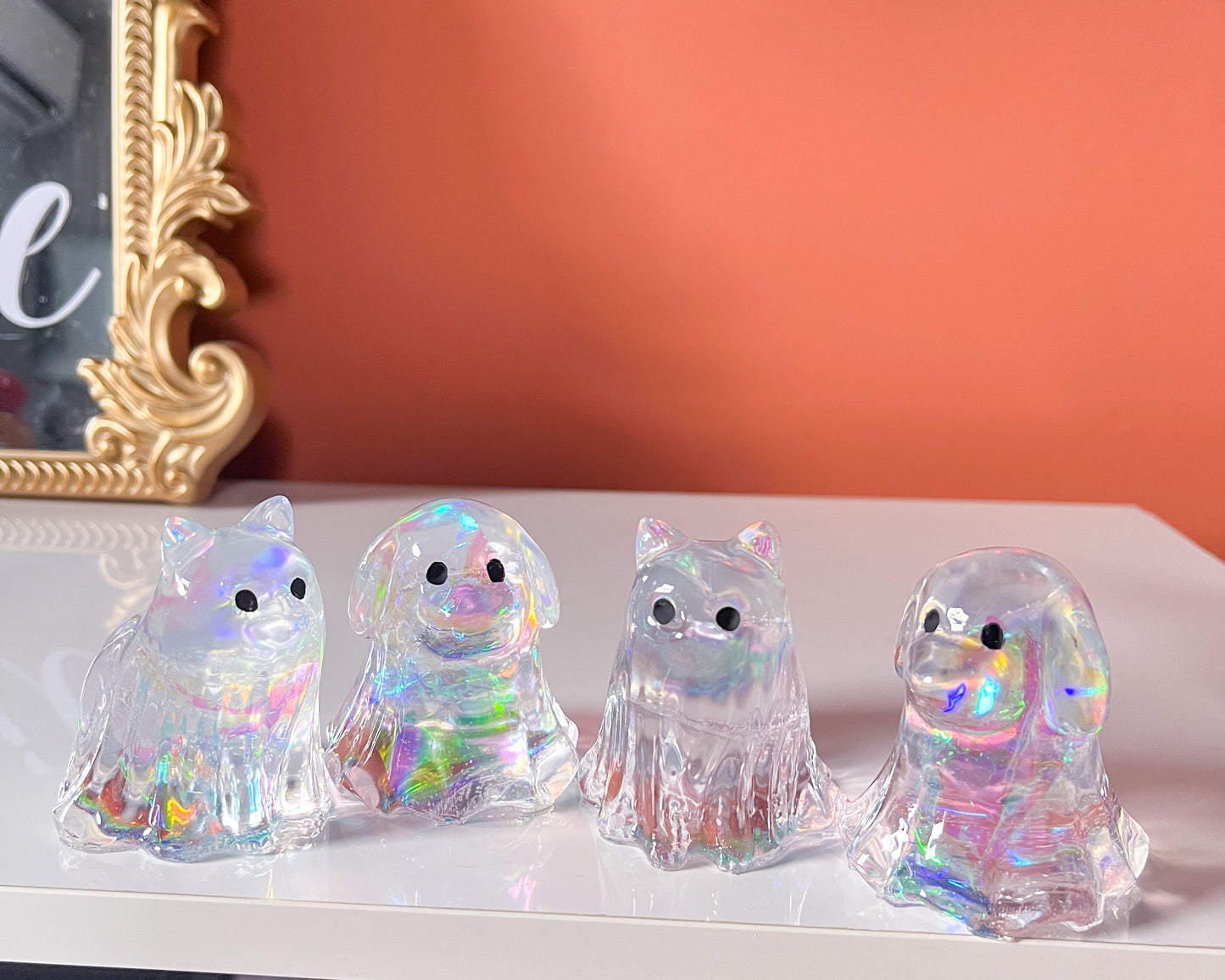 Opal Cat & Dog Ghosts