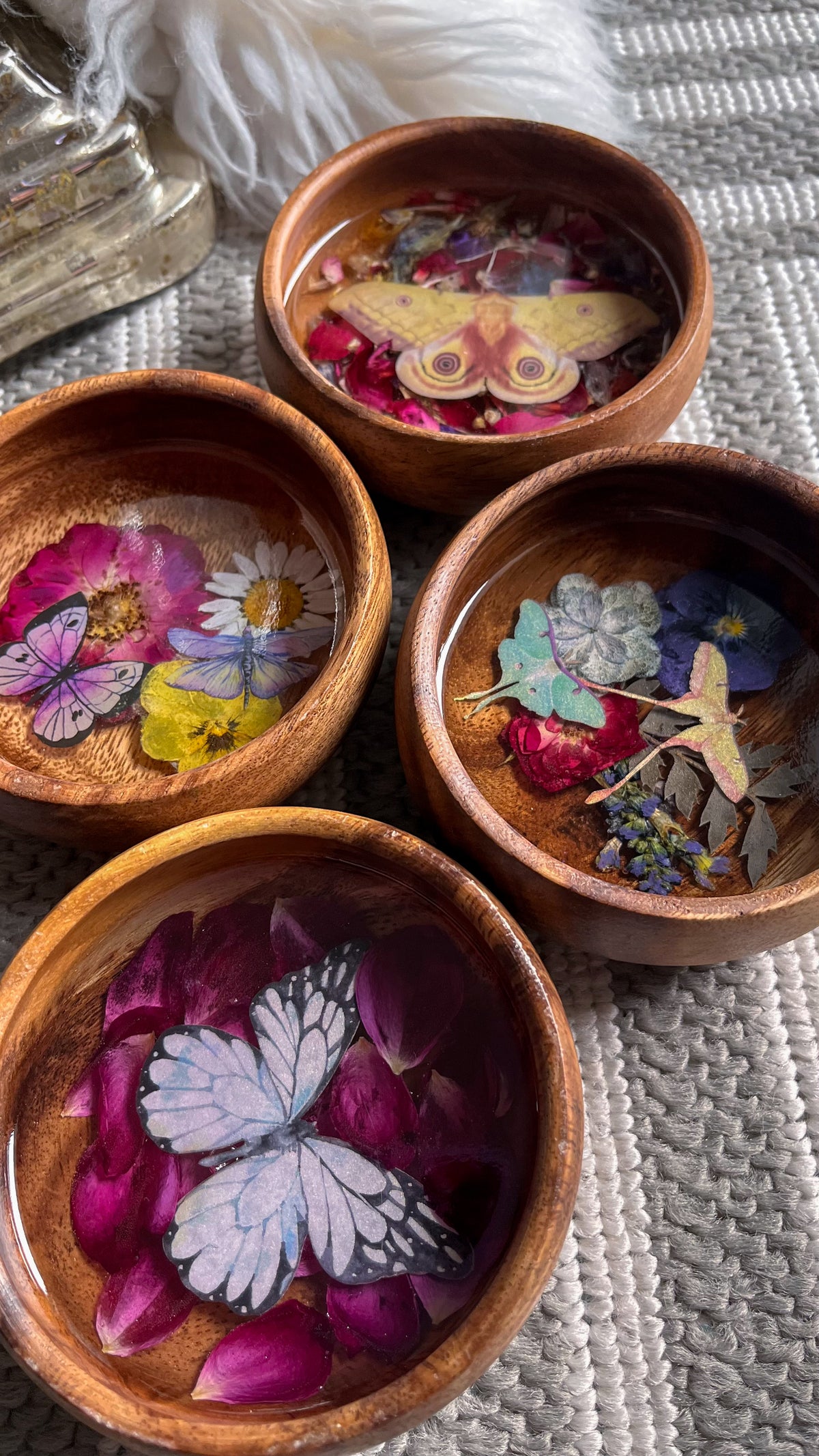 Golden Moth Botanical Bowl