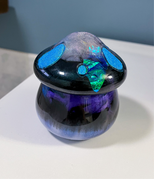 Galaxy Mushroom Jar