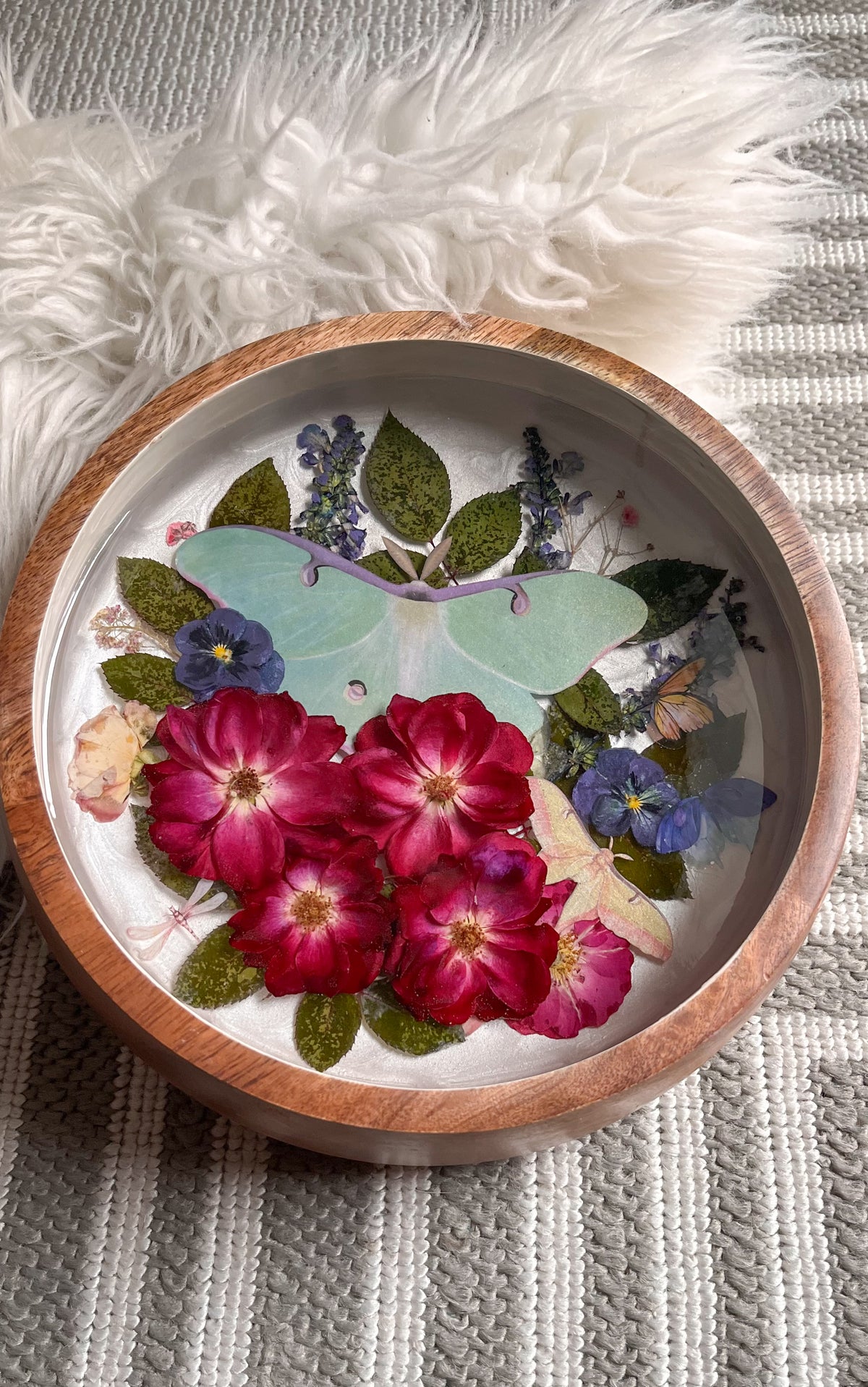 Luna Moth Botanical Bowl