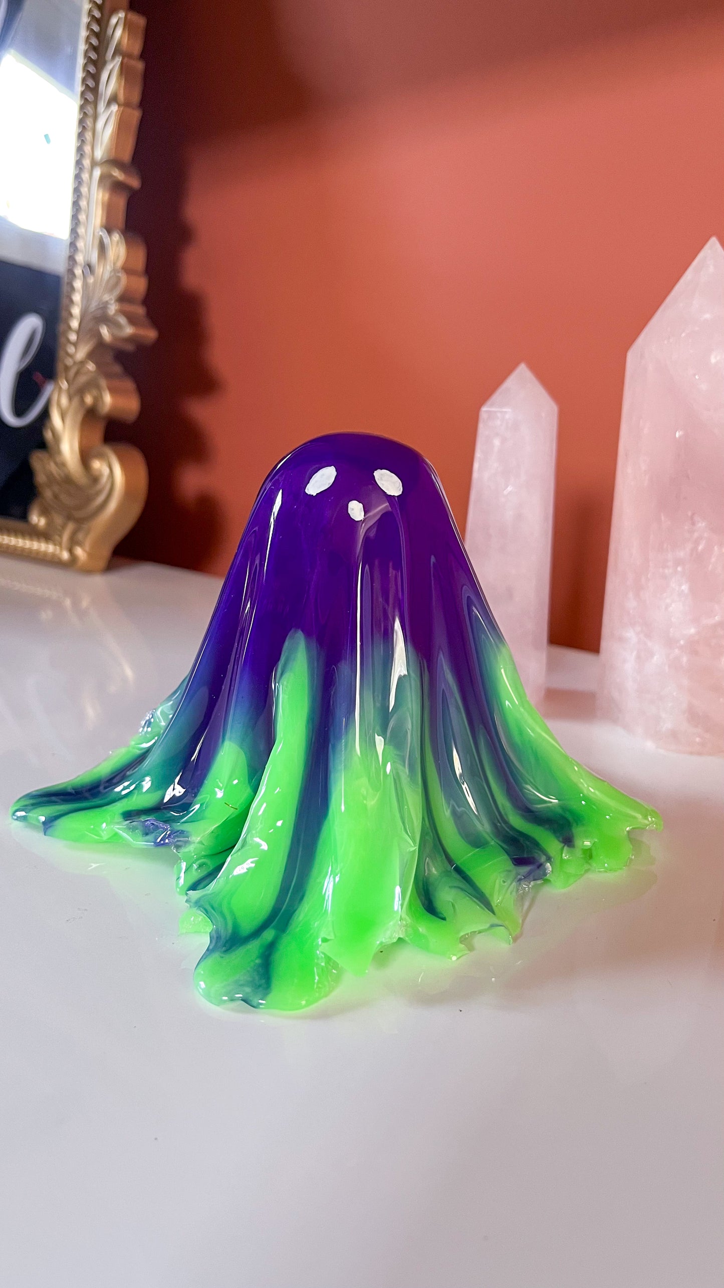 Purple & Green Ghost