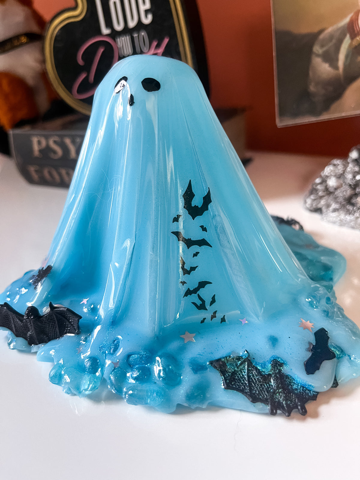 Blue Glow in the Dark Ghost