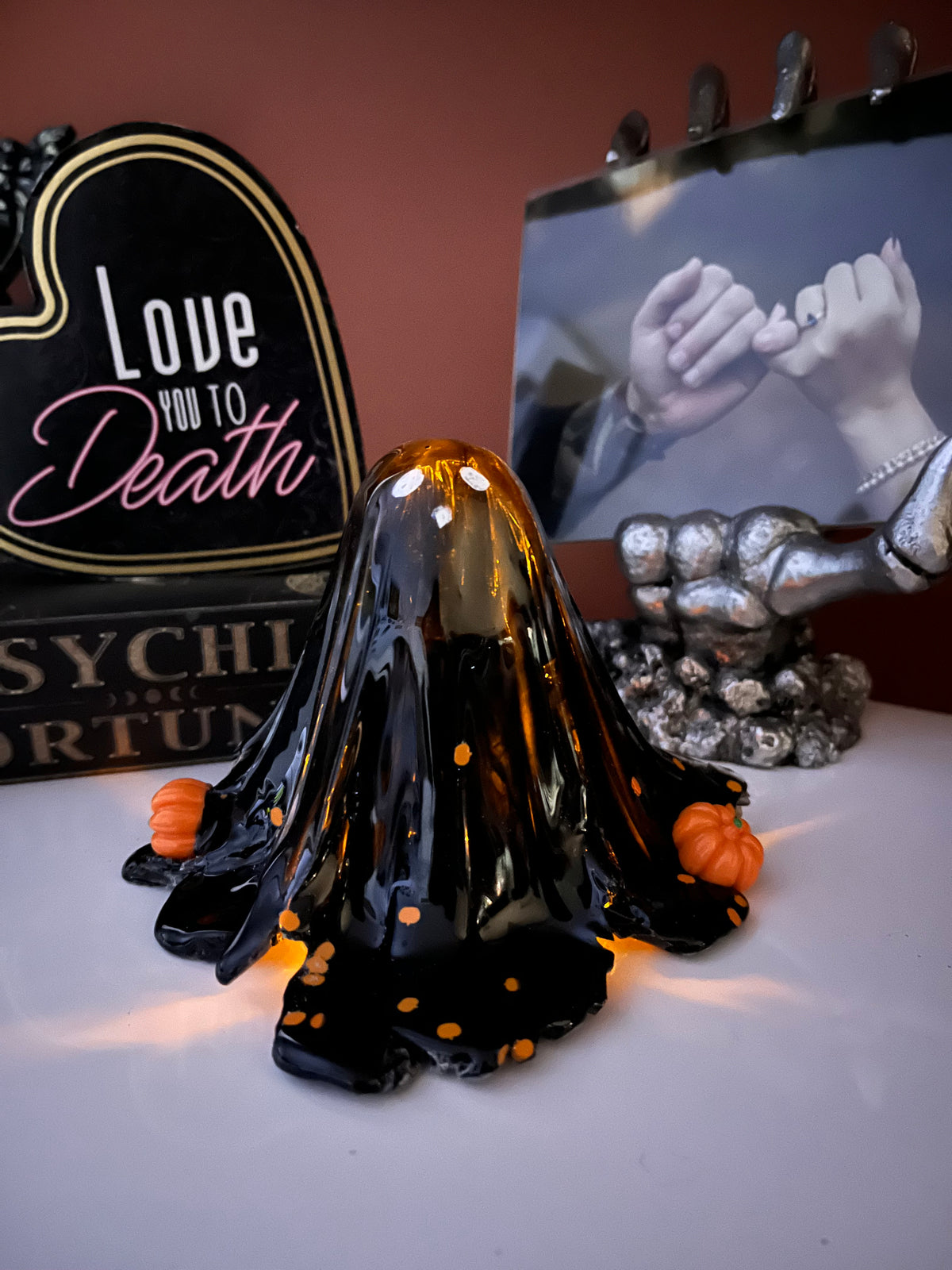 Black Pumpkin Ghost