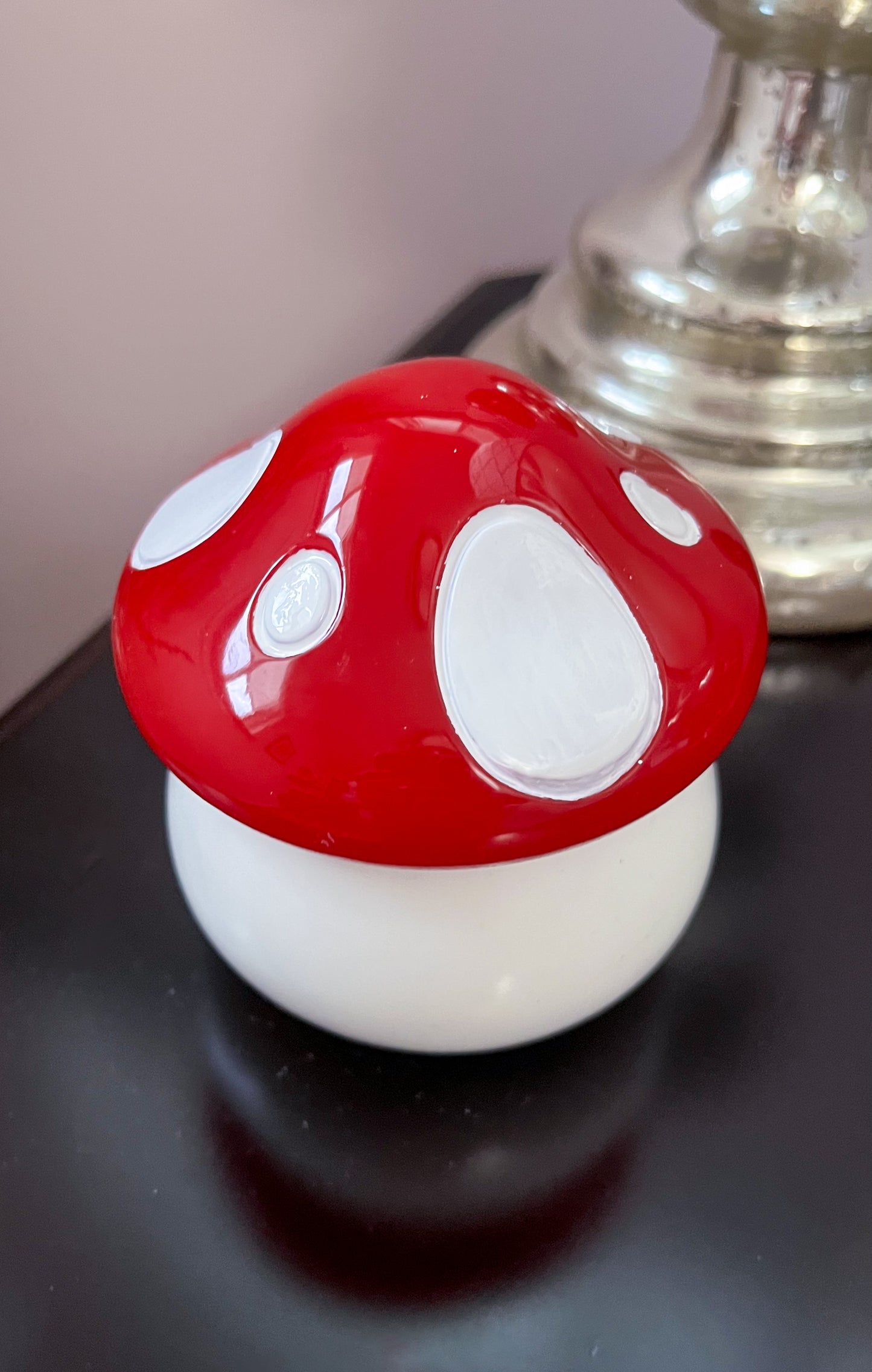 Resin Mushroom Jar