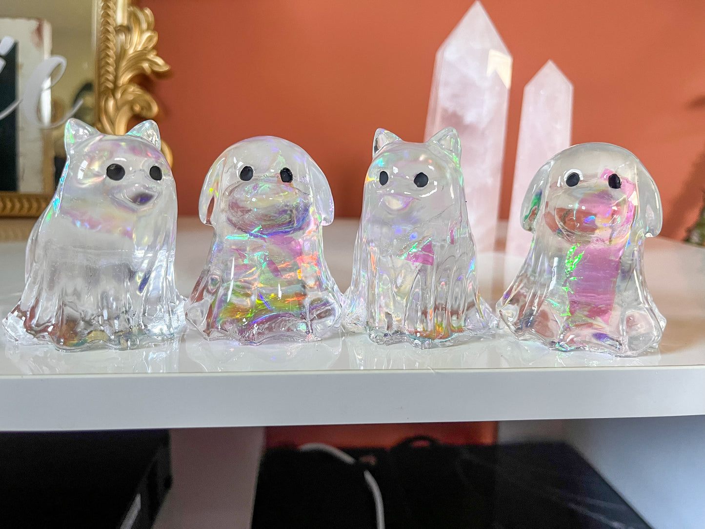 Opal Cat & Dog Ghosts