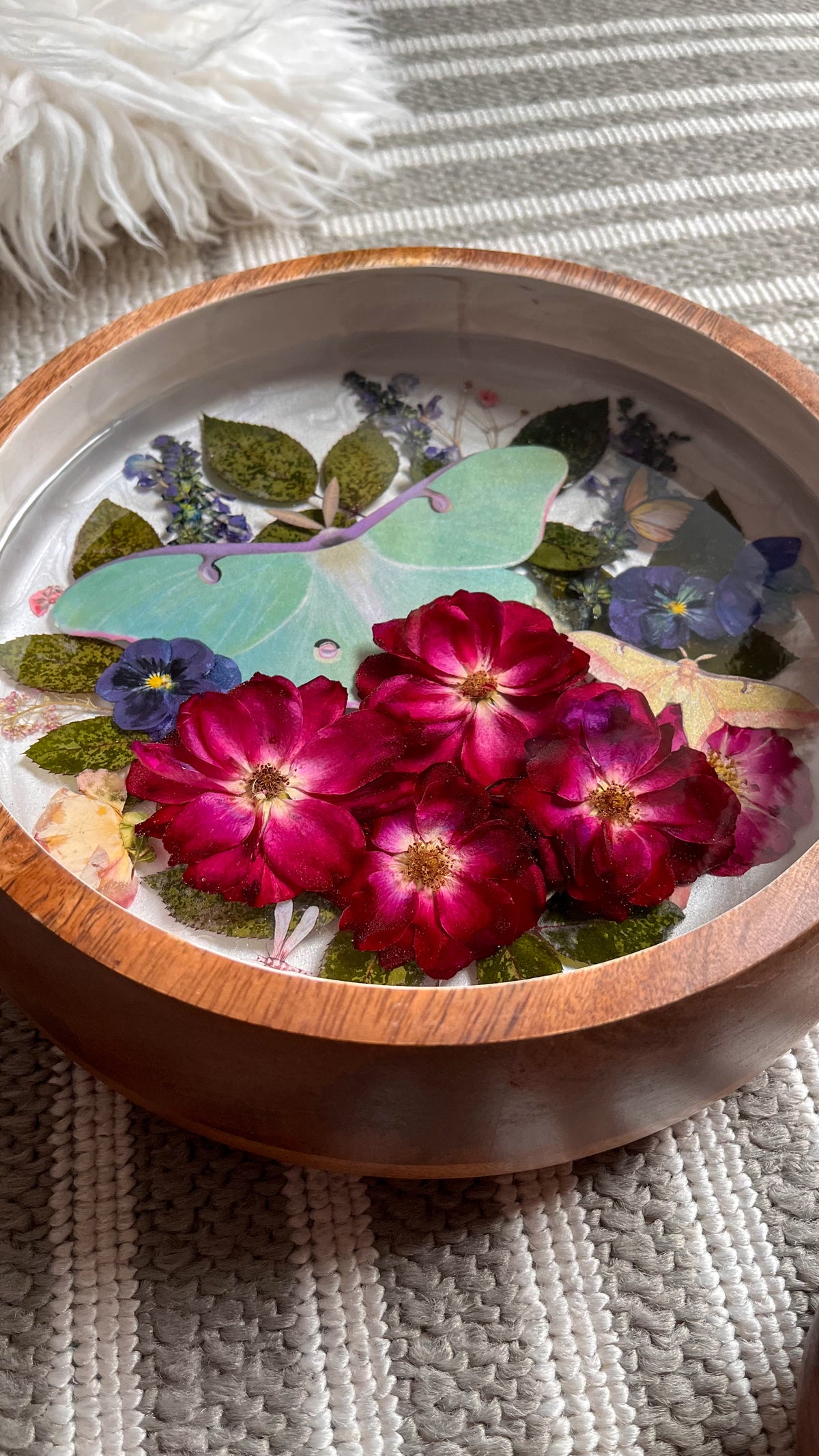 Luna Moth Botanical Bowl