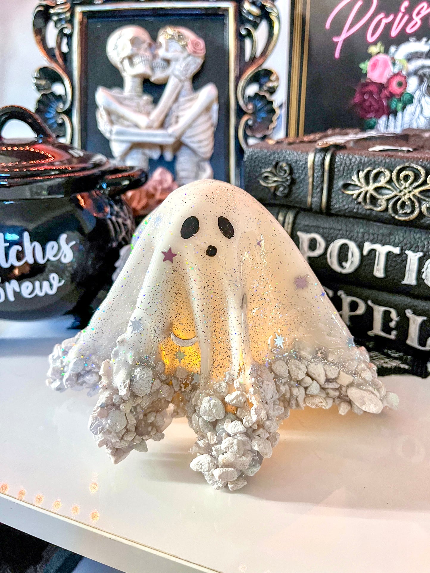 White Sparkly Ghost