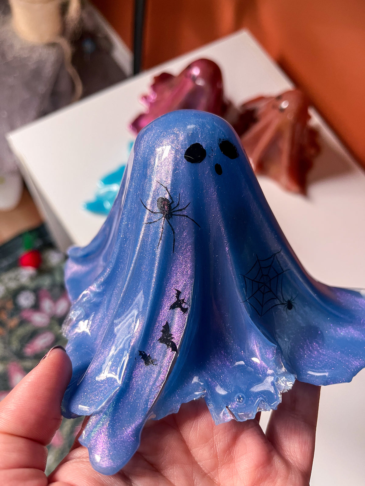 Periwinkle Spider Ghost