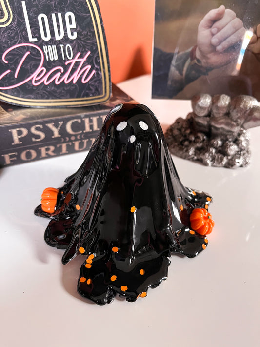 Black Pumpkin Ghost