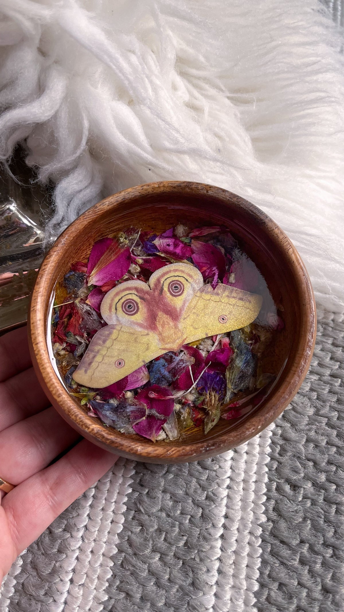 Golden Moth Botanical Bowl