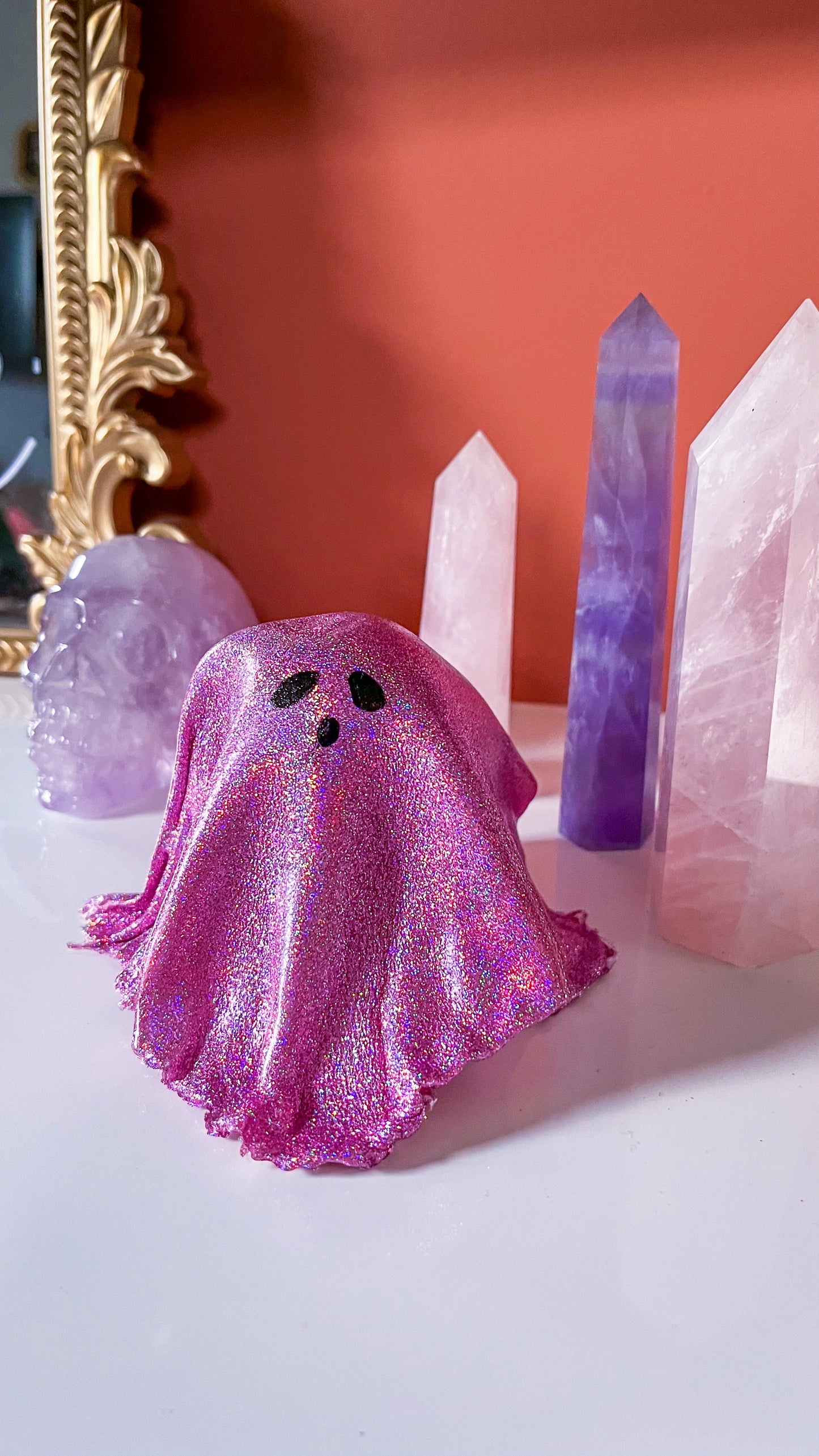 Pink Holographic Ghost